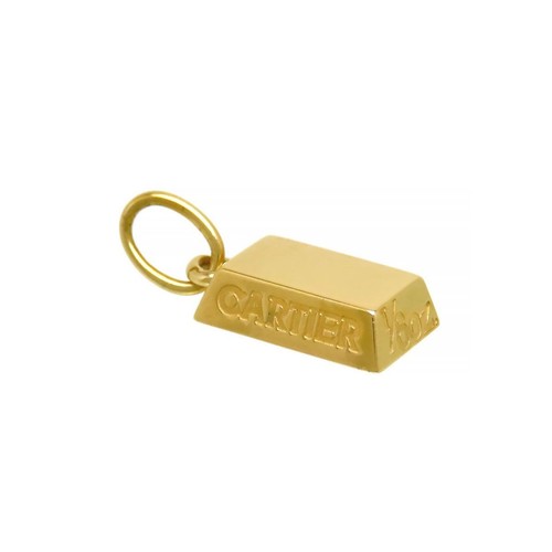 Pendentif lingot cartier - pendentif, haut