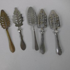 5 absinthe metal spoons lot1