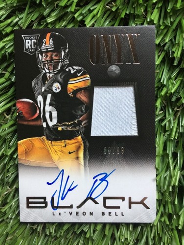 2013 panini black - black, le'veon