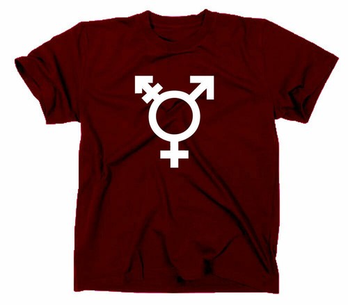 Shirt logo transgenre - t-shirt,