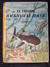 Tintin - Le trésor de Rackham le rouge - A24 - Dos Blanc - EO de 1944