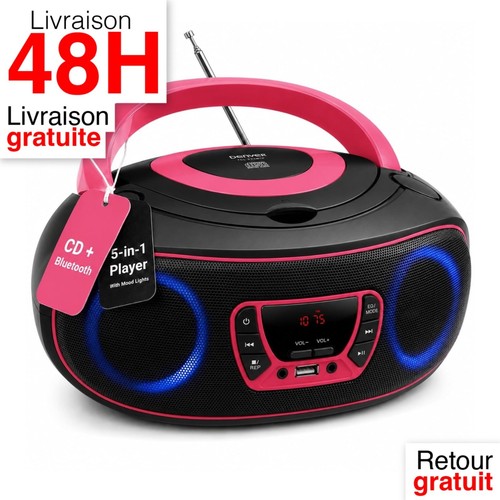 Denver tcl 212btpink lecteur - denver,