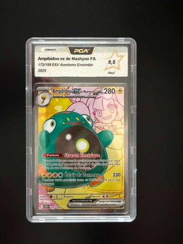 Carte pokémon ampibidou ex - pokémon,