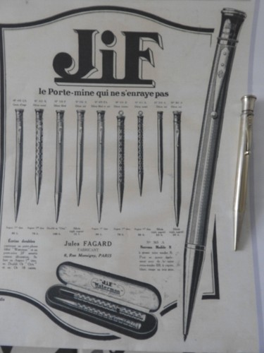Jif porte mine ancien stylo - jif, porte-mine