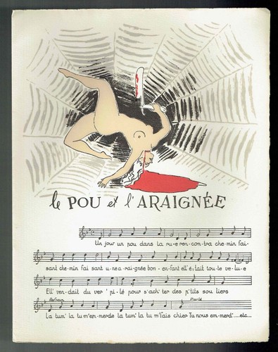 Curiosa partition chanson - partition,