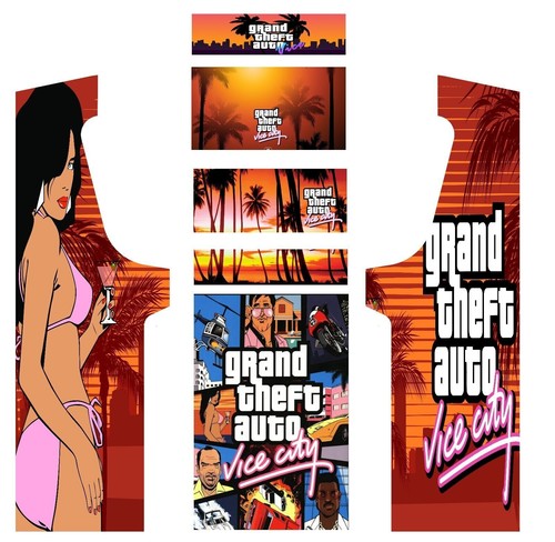 Stickers gta vice city - vice, pour