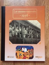 LIVRE LES ANNÉES MÉMOIRE  1936 2ème GUERRE MONDIALE EdT LAROUSSE SOLDATS ARMÉE