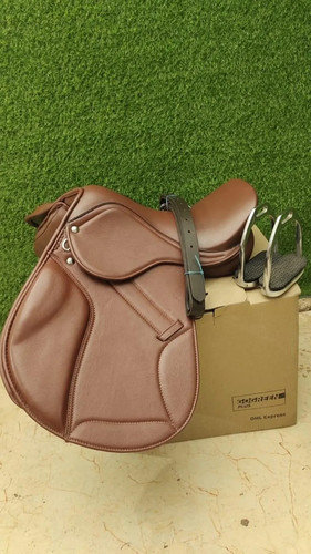 Selle cheval cuir à - cheval, en