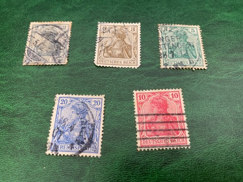 Timbres deutsche reich 1918 - timbres,