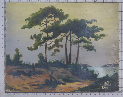 Petit tableau huile - tableau, À