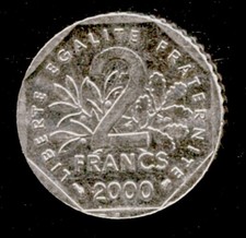 France - pièce de 2F de 2000
