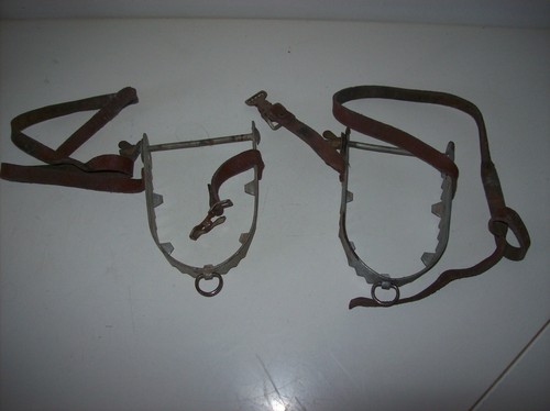 Paire anciens crampons - paire, para