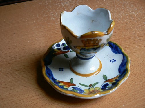 Coquetier ceramique vieux - ceramique,