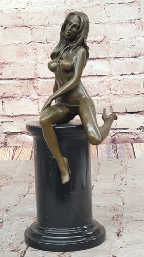 Signée deco bronze sculpture - bronze,