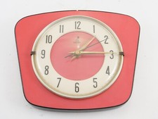 JAZ transistor Horloge de cuisine en formica ancienne 25 cm