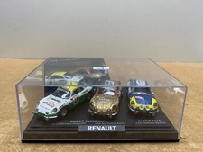COFFRET DE 3 RENAULT ALPINE A110 TOUR DE CORSE 1976 EN BOITE 1/43 AG J10