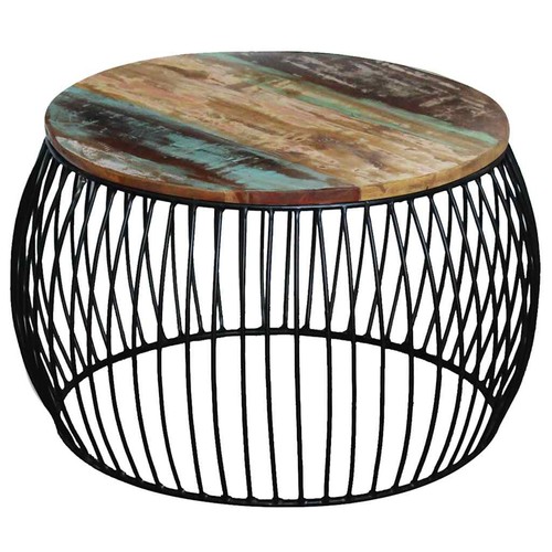 Table basse ronde bois - basse, de