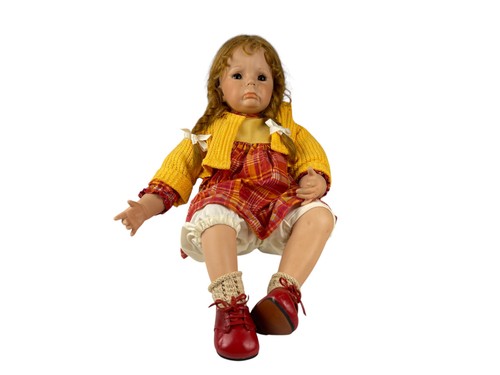 Poupée artiste porcelaine - poupée,