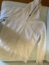 GANT Garçon à Capuche Zip - Sweat Taille 170 Gris