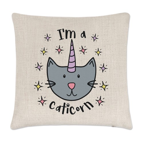 Luna caticorn coussin lin - a,