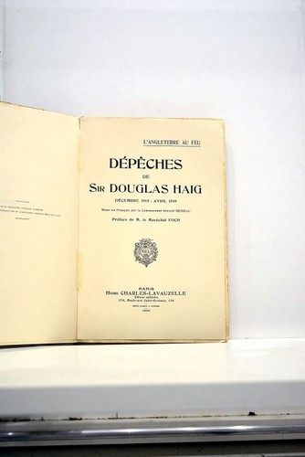 Livre ancien haig depeches - livre,