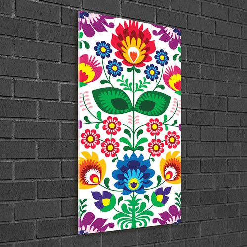 Tulup tableau sur verre - tableau,
