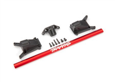 Traxxas TRX6730R Chassis Brace Kit Rouge pour Lgc-Chassis Rustler 4x4 Slash 4x4