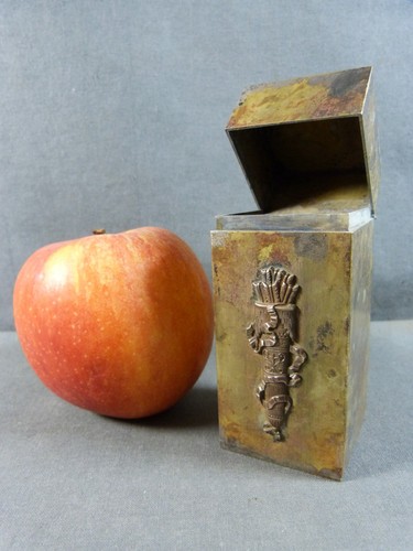 Boîte parfum laiton - boîte,