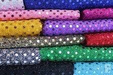 3 MM Sequin Sparkle Tissu - Un
