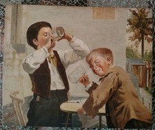 Ancienne peinture à l'huile