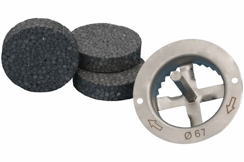 Styrofoam rondelle graphite - styrofoam,