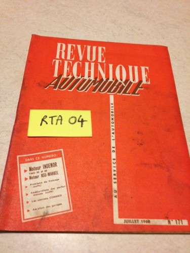 Revue technique automobile - revue,
