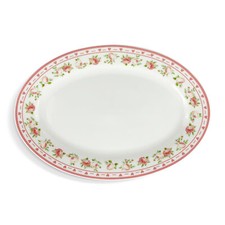 Plateau Ovale En Porcelaine