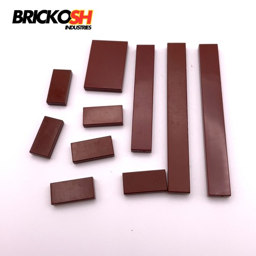Lego lot reddish brown tile - lego,