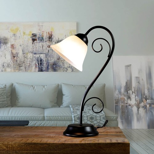 Lampe table métal - table, en