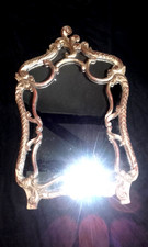 XVIII Miroir a parclose bois doré 62X38 cm