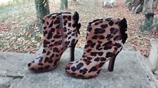 Bottines tout Cuir marque ANDRE léopard (NEUVES)