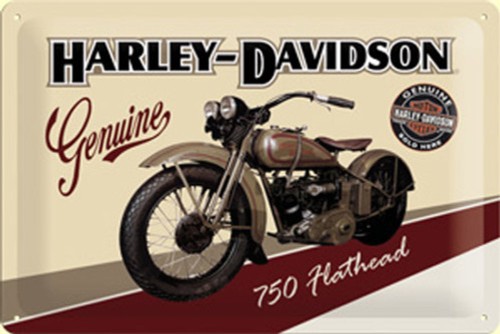 Harley davidson panneau - davidson, en