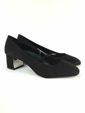 Zara Noir Escarpin Talon Bloc UK4 EUR37 US6.5 Ref 6240 301