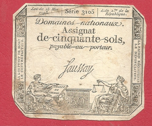 Assignat sols 23 mai - 50,