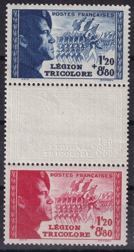 Timbres france legion - france,