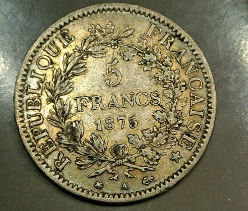 Rare francs hercules 1875 - rare,