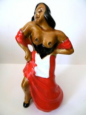 CARAFE VALLAURIS      DANSEUSE GITANE       Signé FERLAY       PICHET VALLAURIS