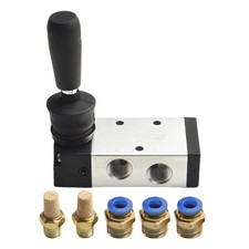 Connecteur Electrovanne Air Aluminium Tirage à Main -5~60°C 0~8Kgf/cm2