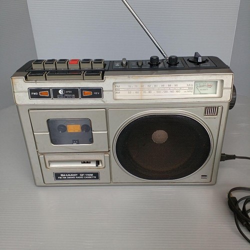 Sharp 116m vintage boombox - sharp,