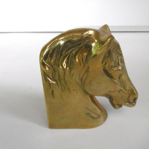 Buste cheval bronze - buste, massif