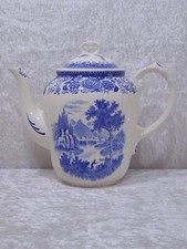 Villeroy & Boch Mettlach Burgenland Bleu Céramique Mokka Cafetière à Espresso -