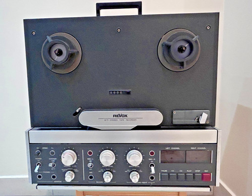 Magnétophone bande revox - à,