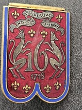 Insigne Militaire Du 16° Régiment de Dragons Pucelle Cavalerie