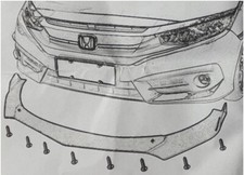 Charbon Peinture Spoiler Avant